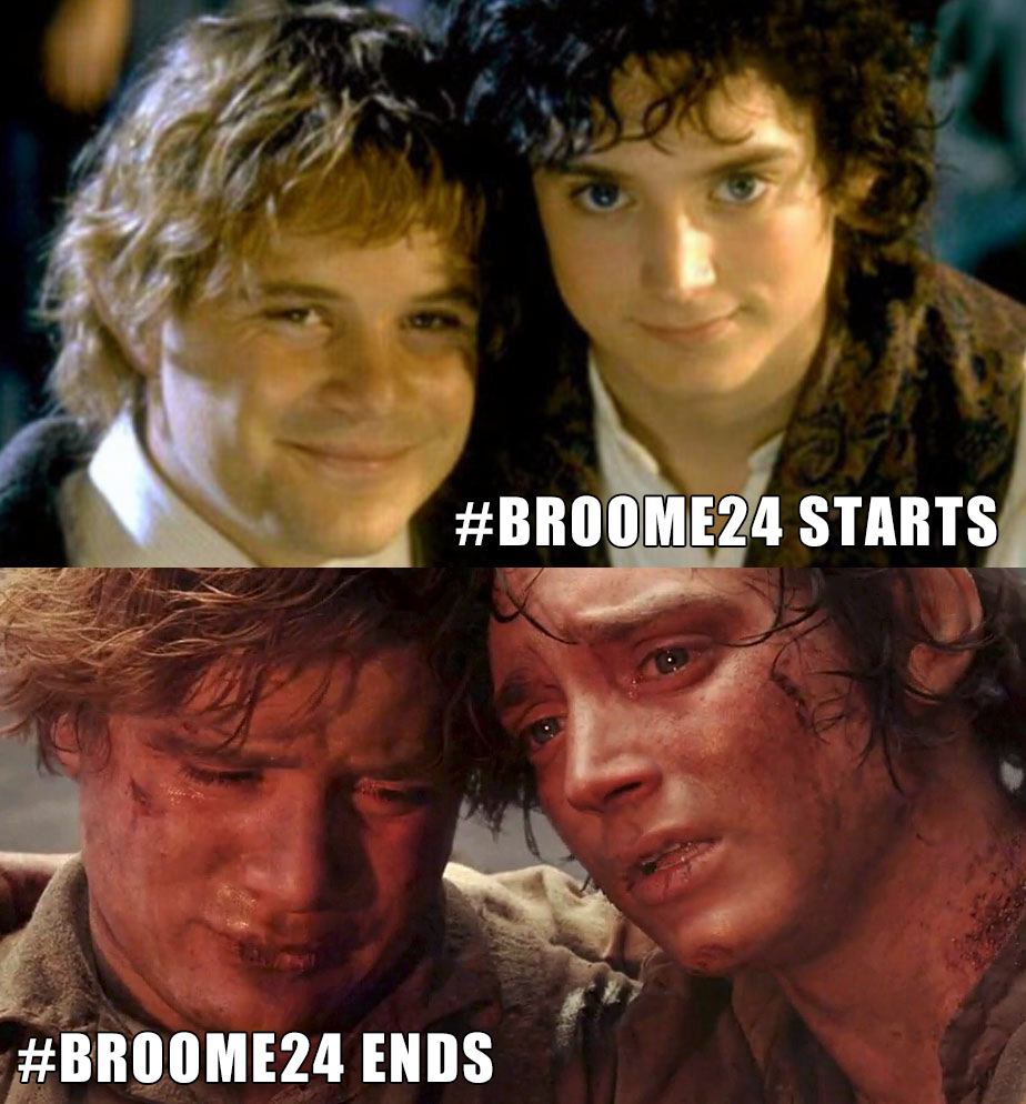 #Broome24 Starts - #Broome24 Ends